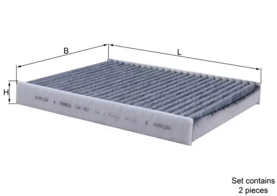 MAHLE LAK467/S Polen Filtresi (Karbonlu) resmi