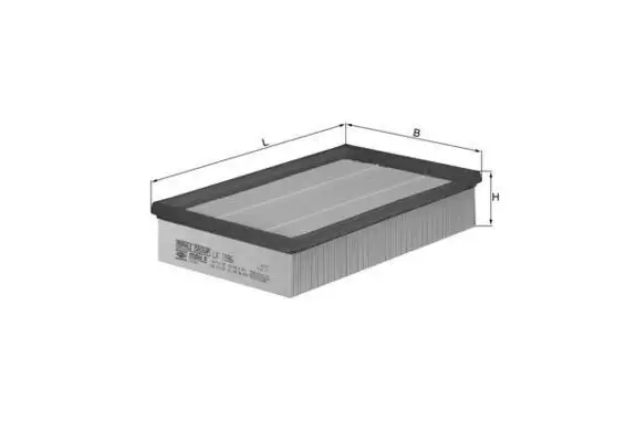 MAHLE LX1596 Hava Filtresi 16546EB300 resmi