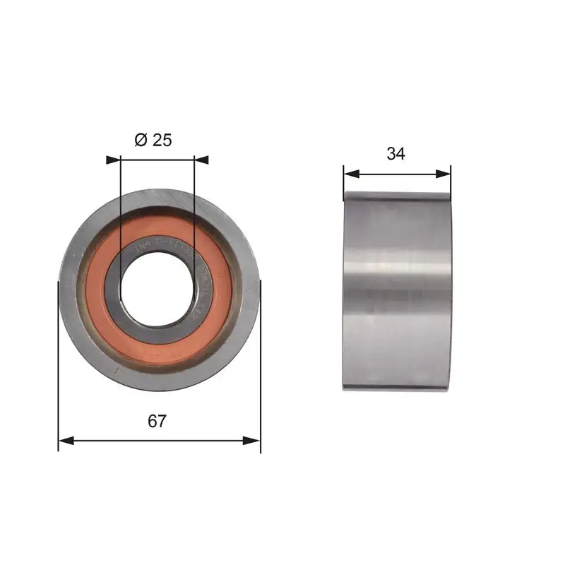 GATES T41178 Triger Gergi Rulmanı resmi
