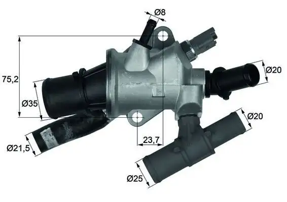 MAHLE TI16688 Termostat resmi