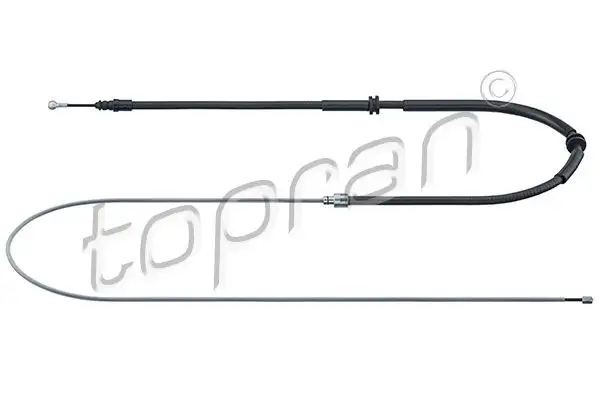 TOPRAN 701504001 El Fren Halatı (Arka) A4154200185 resmi