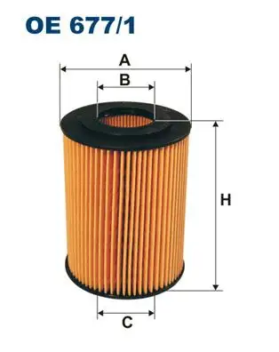FILTRON OE677/1 Yağ Filtresi resmi