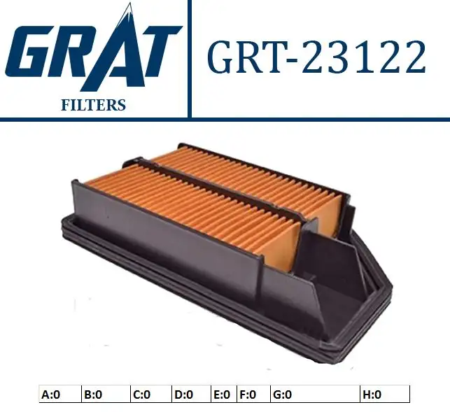 GRAT 23122 Hava Filtresi 17220REAZ00 resmi