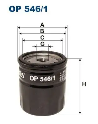 FILTRON OP546/1 Yağ Filtresi resmi
