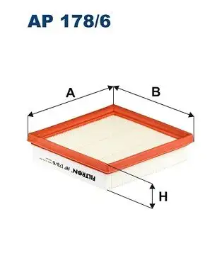 FILTRON AP178/6 Hava Filtresi 17801K0030 resmi