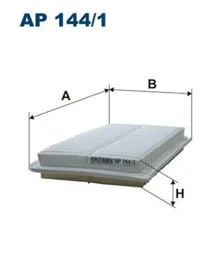 FILTRON AP144/1 Hava Filtresi 178010H020 resmi