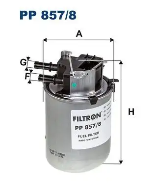FILTRON PP857/8 Yakıt Filtresi 16400BB51A resmi