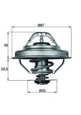 MAHLE TX2892D Termostat resmi