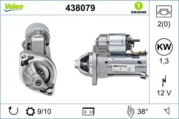 VALEO 438079 Marş Motoru A0061510301 resmi