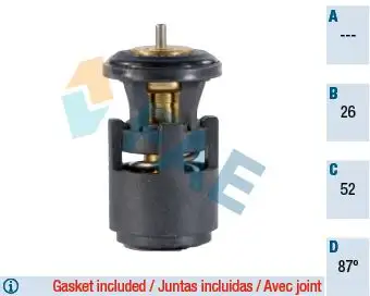 FAE 5320687 Termostat 032121110P resmi