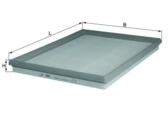 MAHLE LX390 Hava Filtresi resmi