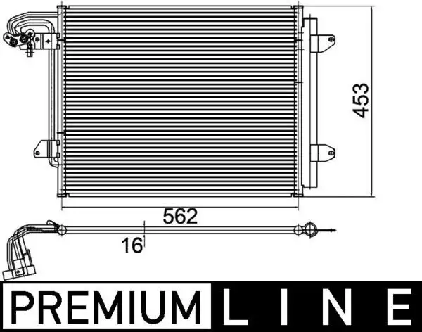 MAHLE AC325000P Klima Radyatörü resmi