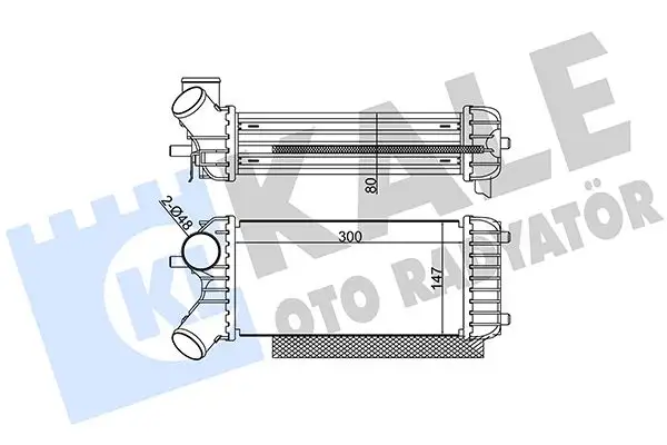 KALE 344935 Turbo Radyatörü resmi
