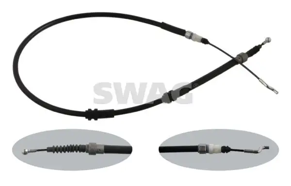 SWAG 30936352 El Fren Halatı (Arka) resmi