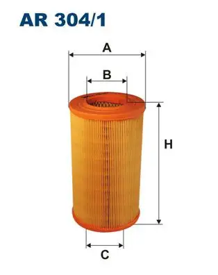 FILTRON AR304/1 Hava Filtresi resmi