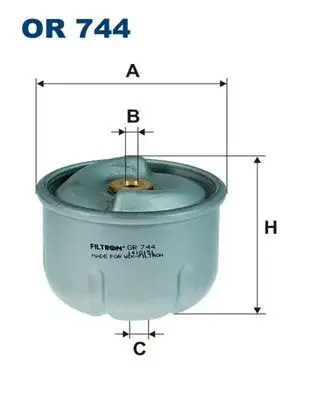 FILTRON OR744 Yağ Filtresi 6C1Q6N602BA resmi