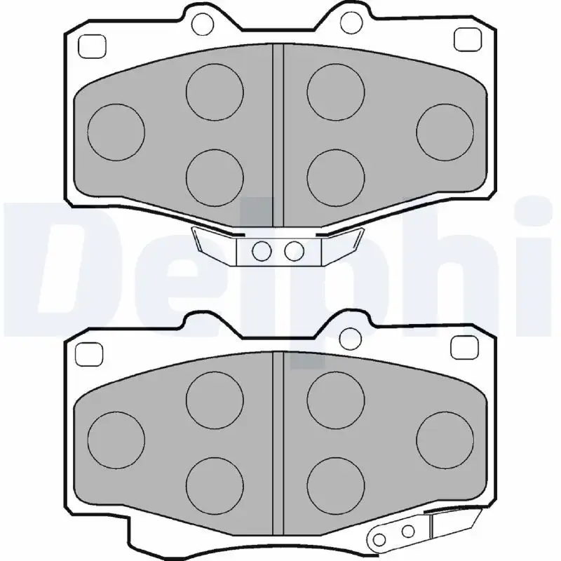 DELPHI LP854 Ön Fren Balatası resmi