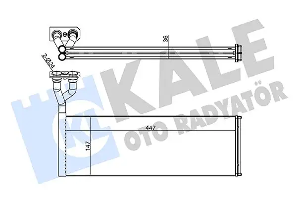 KALE 351705 Kalorifer Radyatörü 1437263 resmi