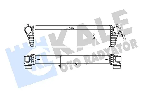 KALE 350905 Turbo Radyatörü A6395011301 resmi
