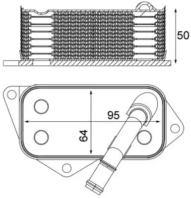 MAHLE CLC12001S Motor Yağ Soğutucu 11427525333 resmi