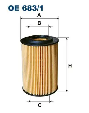 FILTRON OE683/1 Yağ Filtresi 15430RSRE01 resmi