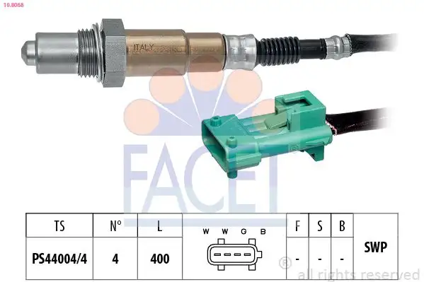 FACET 10.8068 Oksijen Sensörü 9657632980 resmi