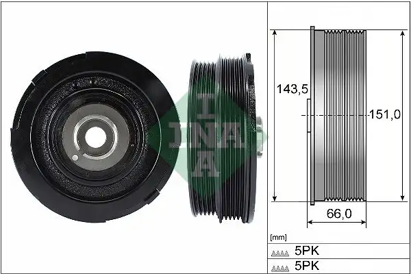 INA 544006910 Krank Kasnağı 11232247565 resmi