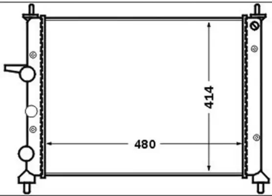 MAHLE CR1442000S Radyatör resmi