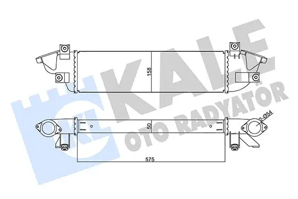 KALE 355670 Turbo Radyatörü 6000605338 resmi