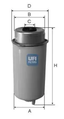 UFI 24.456.00 Yakıt Filtresi resmi