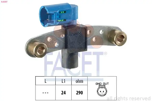 FACET 9.0597 Krank Sensörü 8200647388 resmi