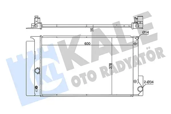 KALE 371900 Radyatör resmi