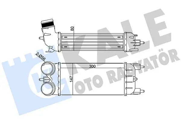 KALE 344875 Turbo Radyatörü 1440Q9 resmi