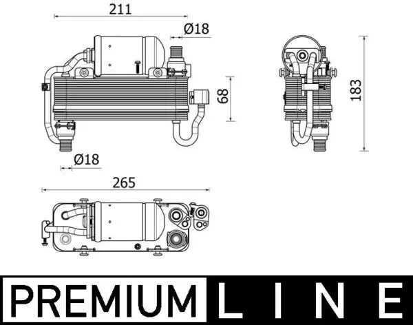 MAHLE AC960000P Klima Radyatörü resmi