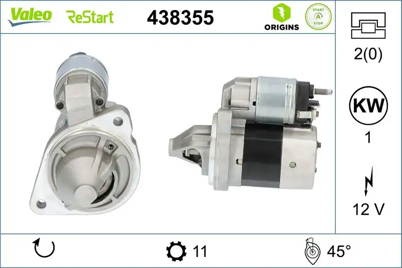 VALEO 438355 Marş Motoru GN1511000EA resmi