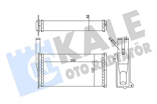 KALE 346760 Kalorifer Radyatörü resmi
