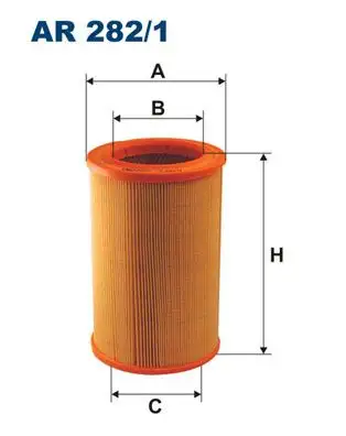 FILTRON AR282/1 Hava Filtresi 7700866353 resmi