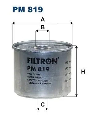 FILTRON PM819 Yakıt Filtresi resmi