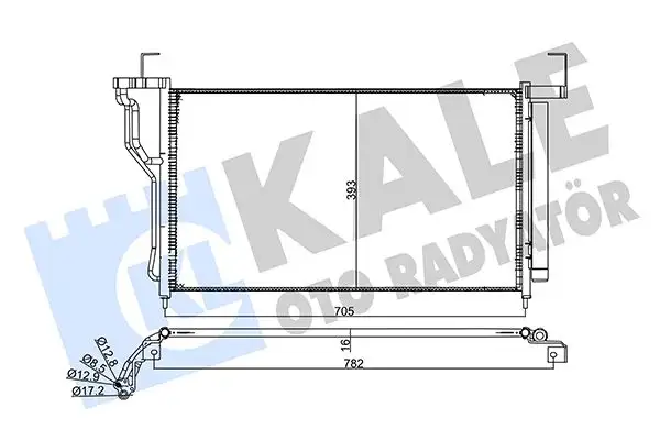 KALE 358085 Klima Radyatörü 976064H000 resmi