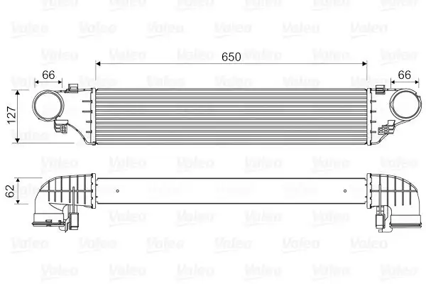 VALEO 818552 Turbo Radyatörü A2035000500 resmi