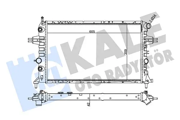 KALE 355610 Radyatör resmi