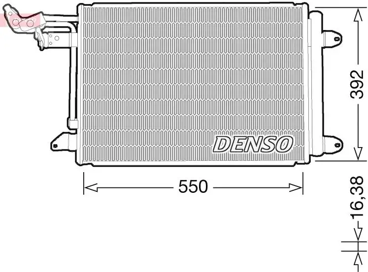 DENSO DCN32032 Klima Radyatörü resmi