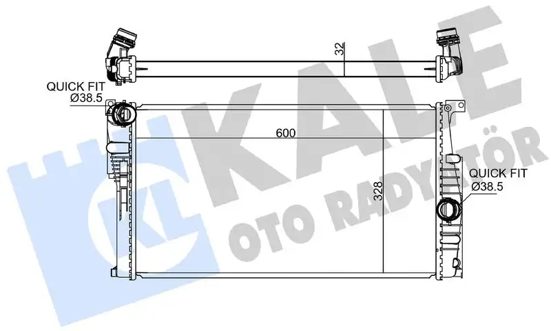KALE 346075 Radyatör resmi