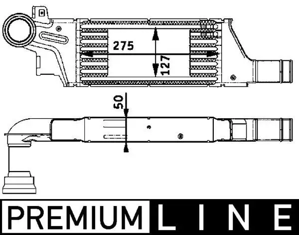 MAHLE CI61000P Turbo Radyatörü 93177425 resmi