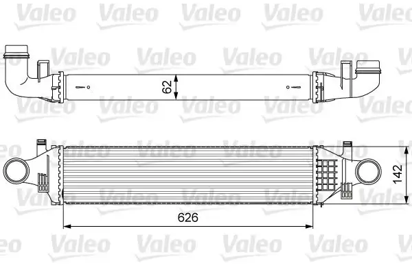 VALEO 818623 Turbo Radyatörü A2465000600 resmi