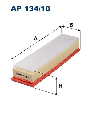 FILTRON AP134/10 Hava Filtresi 165469466R resmi