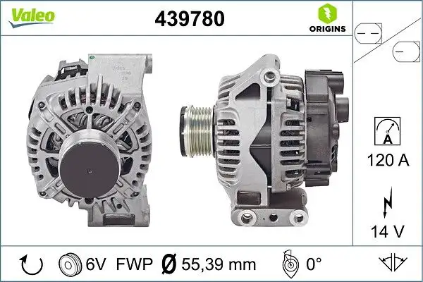 VALEO 439780 Şarj Dinamosu resmi