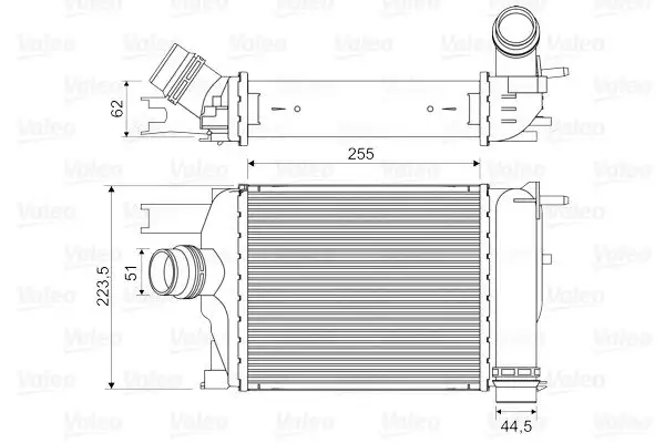 VALEO 818609 Turbo Radyatörü 144966051R resmi