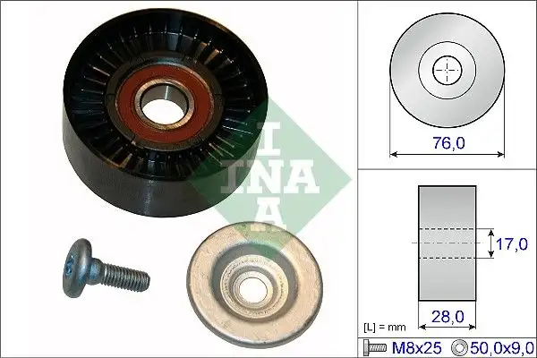 INA 532064810 Alternatör Gergi Rulmanı A2712000570 resmi