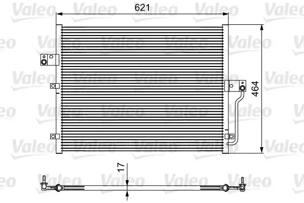 VALEO 814441 Klima Radyatörü 6840009001 resmi